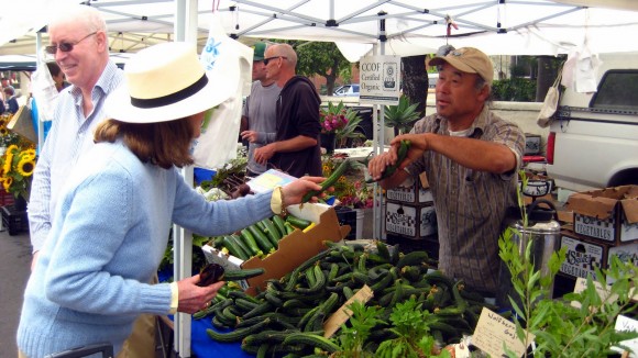 Shu Takikawa at the Market